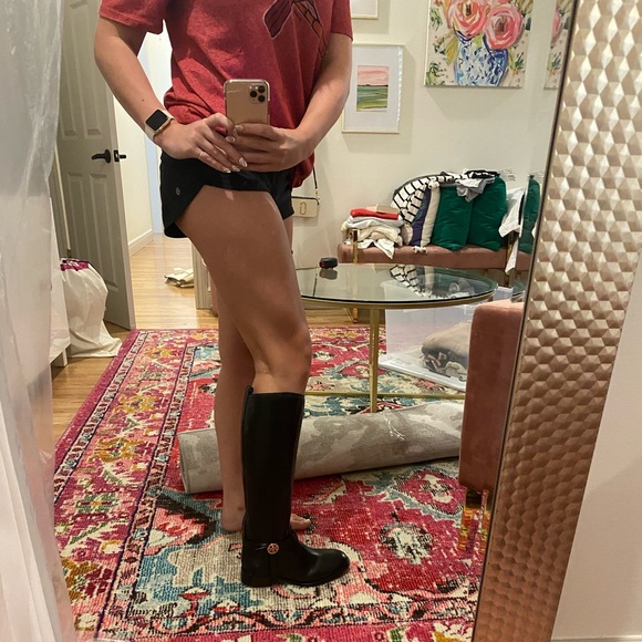 Tory Burch Black Bristol Riding Boots - Picture 7 of 7